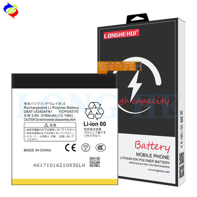AAA Lithium-Polymer-Batterie UBATIA280AFN1 für Sharp Aquos R SH-03J SHV39 605SH 3160mAh