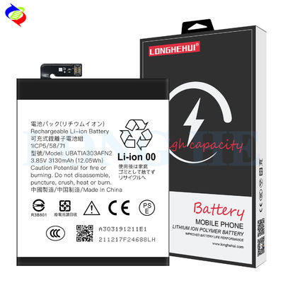 Mobiltelefon Wiederaufladbare Batterie 3130mAh Kapazität UBATIA303AFN2 für Sharp Zero 2