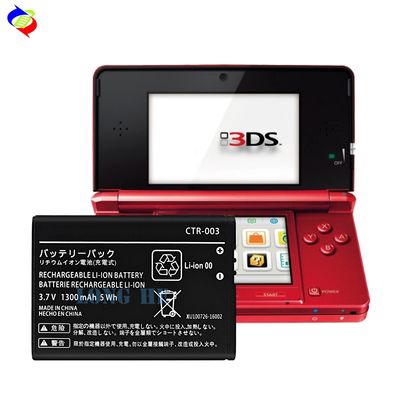 Nintendo 3DS CTR-003 Lithium-Ionen Akku Ersatz 1300mAh 3,7V Schwarz