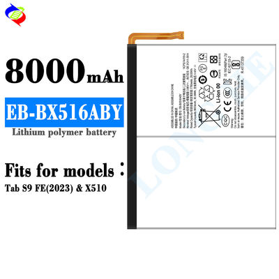 8000mAh Tablet-Batterie EB-BX516ABY für Tab s9 FE2023 X510 100% Gesundheit Telefon-Batterie
