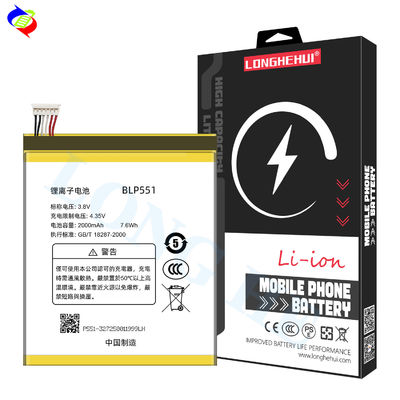 Lithium-Ionen-Lithium-Polymer-Batterien BLP551 2000mAh 3.8V Für OPPO R809T R819T R809 R819 Finden Sie 2 Ersatz-Handybatterie