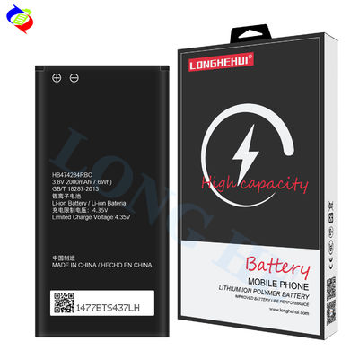 2000mAh Kapazität Lithium-Polymer-Batterie HB474284RBC 4.35V für Huawei C8816 G521 G620