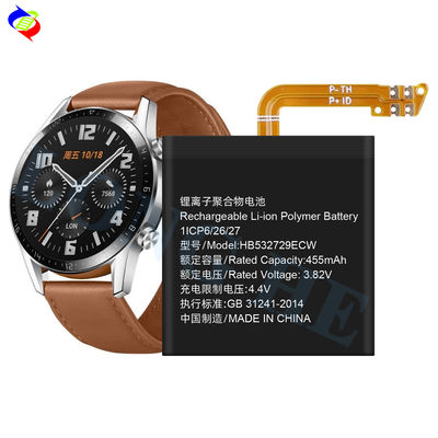 OEM-Batterie HB532729ECW 455mAh 46MM-Batterie für die Huawei Watch GT2 GT 2 Smartwatch 46MM-Batterie