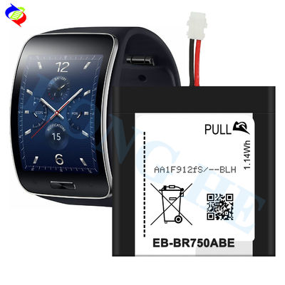 für Samsung Ersatzuhrbatterie EB-BR750 300mah für Samsung Gear S SM-R750 R750 Smartwatch Originalbatterie EB-BR750ABE